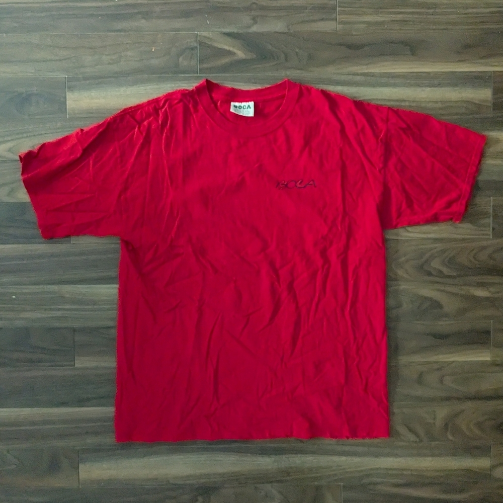 Vintage Boca red T-shirt made in Canada